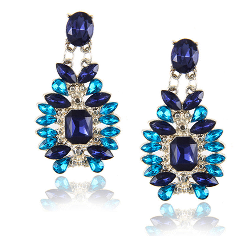 Alloy diamond earrings for women