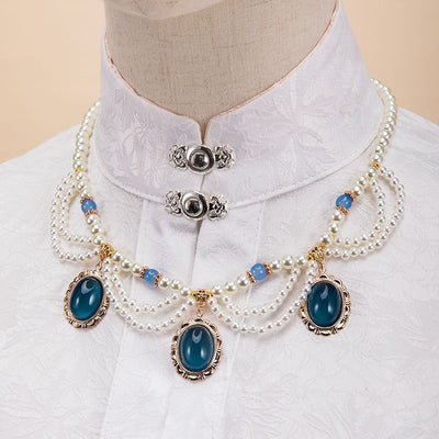 Vintage Pearl Pendant Necklace For Women