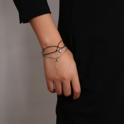 Geometric Simple Pendant Handmade Bracelet Women