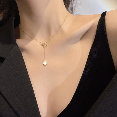 Design Love Titanium Steel Necklace For Women