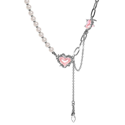 Sweet Cool Thorn Heart Necklace For Women