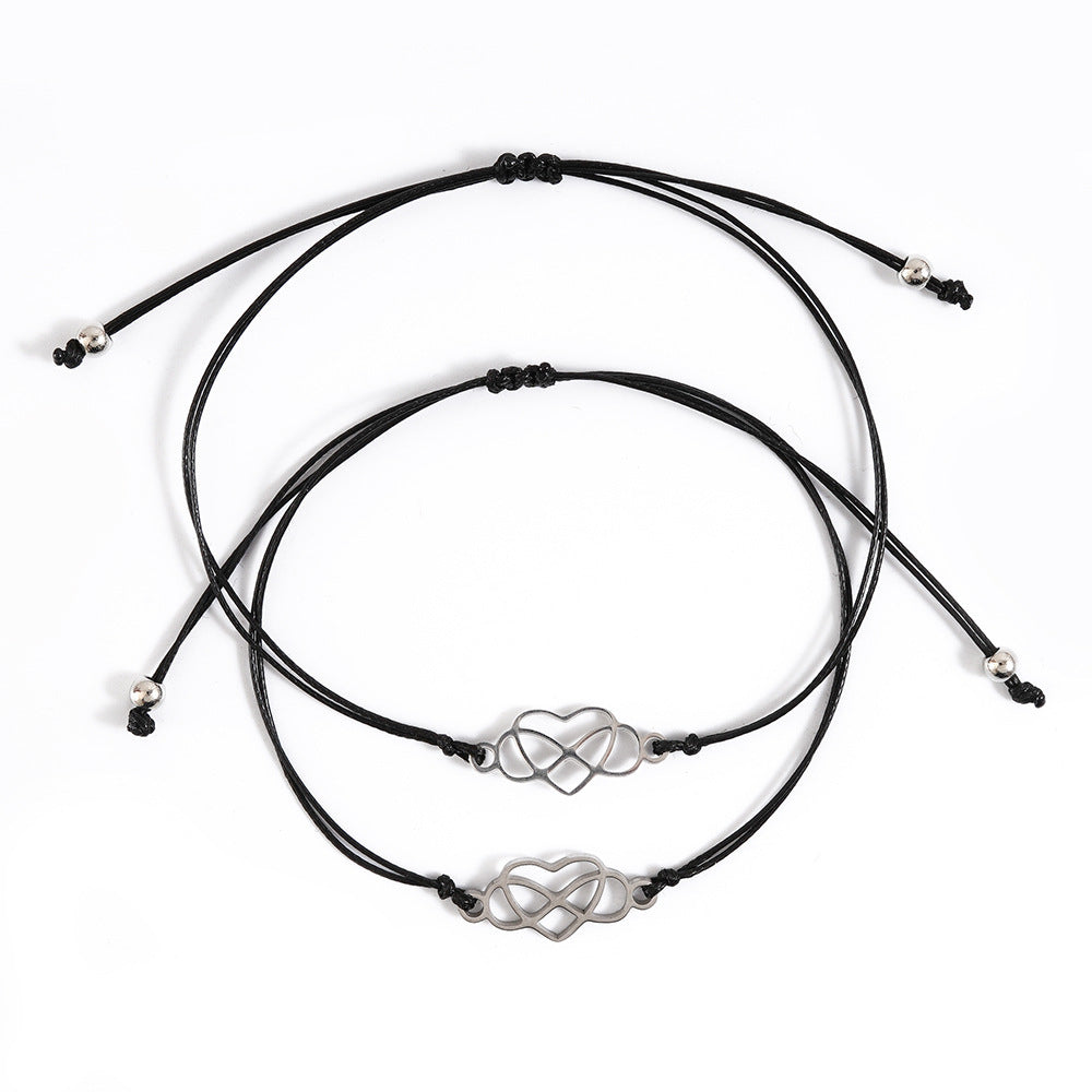Heart Infinity Charm Bracelets For Women
