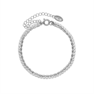 Zircon Double-layer Bracelet For Women